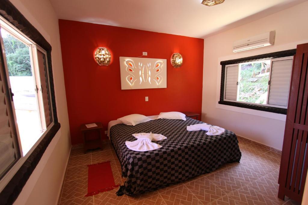 Pousada Casa De Pedra Boicucanga Ruang foto