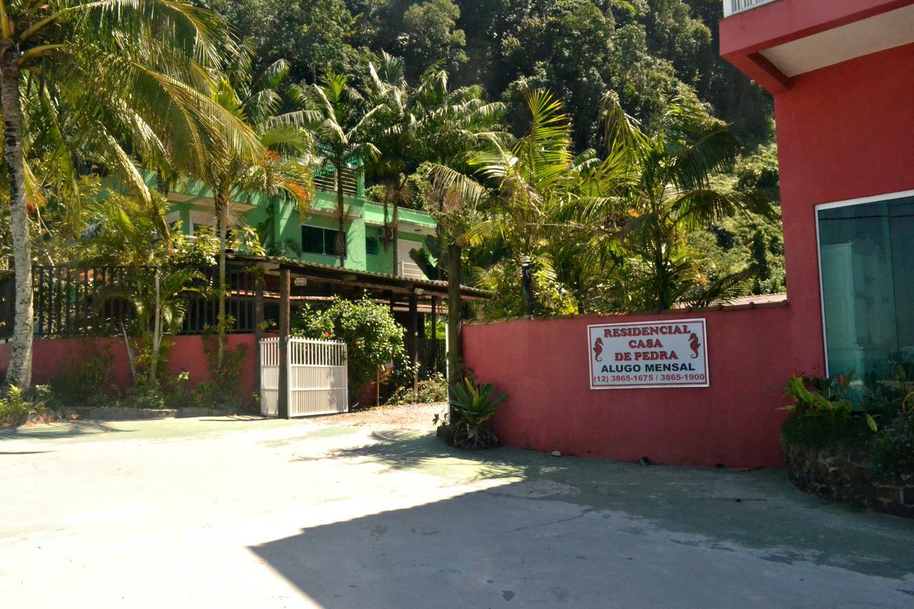 Pousada Casa De Pedra Boicucanga Bagian luar foto